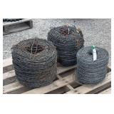 Pallet: 3 Rolls Barbed Wire