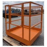 Forklift Safety Cage, 45ï¿½x43.5ï¿½x46ï¿½