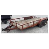 16ï¿½ Double Axle Trailer