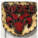 15.5" Dodge Ram Single Sided Metal Sign
