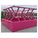95" x 95" x 57" Metal Hay Feeder