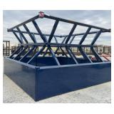 95" x 95" x 57" Metal Hay Feeder