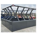95" x 95" x 57" Metal Hay Feeder
