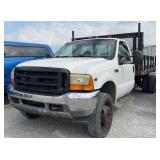 2001 Ford F-550 Flatbed Truck