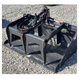 2025 LandHonor Mini Skid Steer 44" Hydraulic Grap