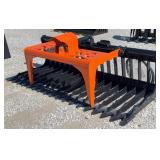 76" Quick Attach Hydraulic Skeleton Grapple