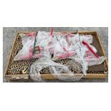 (8) Ratchet Binders & G80 3/8" Transport Chains