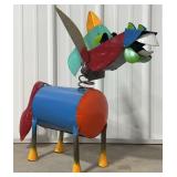 24ï¿½ Metal Donkey Statue