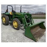 John Deere 5055E Loader Tractor - 216 Hours