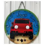20" Jeep Single Sided Metal Sign