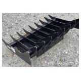 Mini Skid Steer Quick Attach Root Rake