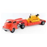 Smith Miller GMC Truck w/ Fruehauf Lowboy Trailer