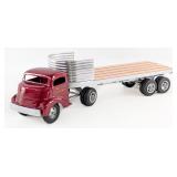 Custom Smith Miller GMC Truck with Flatbed Trailer