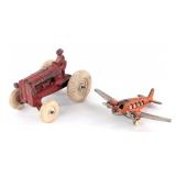 Arcade Cast Iron Allis-Chalmers Tractor & Hubley A