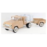 Custom Tonka Farms Stake Bed Truck w/ Trailer