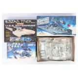 Star Wars and Star Trek Model Kits