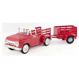 Custom Tonka Stake Bed Truck with Stake Bed Traile