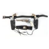 Mattel Fanner 50 Cap Gun w/ Dual Holster and Huble