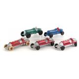 (5) Hubley Race Cars