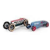 Custom Wolf's Head Motor Oil & Mobilgas Race Cars
