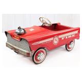Original Muray Chief City Fire Department Pedal Ca