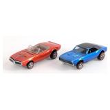 Hot Wheels Redline Blue Custom Camaro and Orange C
