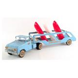 Original Tonka Light Blue Marine Service Boat Tran