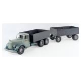 Custom Smith Miller L Mack Truck with Pup Trailer