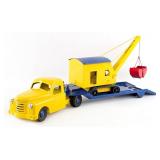 Custom Structo Truck w/ Lowboy Trailer and Steam S