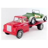 Custom Ertl International Loadstar Flatbed Truck w