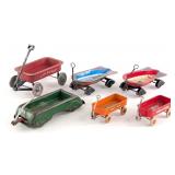 (6) Wyandotte, Radio Flyer, and Little Red Wagon T