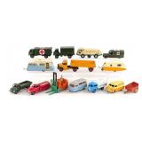 Dinky Toys Mobilgas Tanker, Delivery Truck, Camper