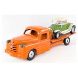 Custom Structo Flatbed Truck with Nylint Hot Rod