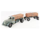 Smith Miller L Mack Lumber Hauler Truck w/ Pup Tra