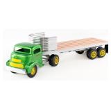 Custom Smith Miller GMC Truck with Flatbed Trailer