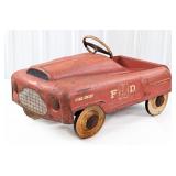 Original BMC Fire Chief #1 Mainliner Pedal Car