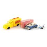 Courtland State Police Car, Marx Coca-Cola Truck,