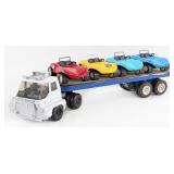Custom Structo Truck w/ Flatbed Trailer & Four Ton