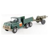 Custom Buddy L Army Truck w/ Marx Cannon
