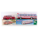 Tin Friction Bus and Battery Operated Futuristic B