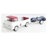 Nylint No. 5900 Race Team Truck w/ Trailer & Huble