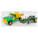 Custom Tonka John Deere Dump Truck & Eska John Dee