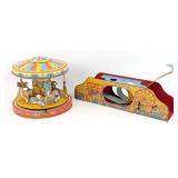 Chein Tin Windup Merry-Go-Round and Wolverine Loop