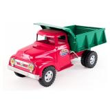Restored Tonka Red & Green Round Fender Dump Truck