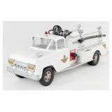 Original White Tonka No. 5 Suburban Pumper Fire Tr