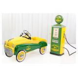 John Deere Pedal Car and John Deere Gas Pump