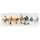 Large Lot Of Hartland Cowboys and Horses