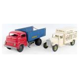 Structo Windup Construction Dump Truck and Heinz 5