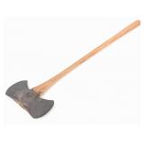 Antique Sager Chemical Axe Double Bit Splitting Ax