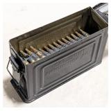 147 Rnds Belted Blank .308 Cartridges w/ Ammo Can